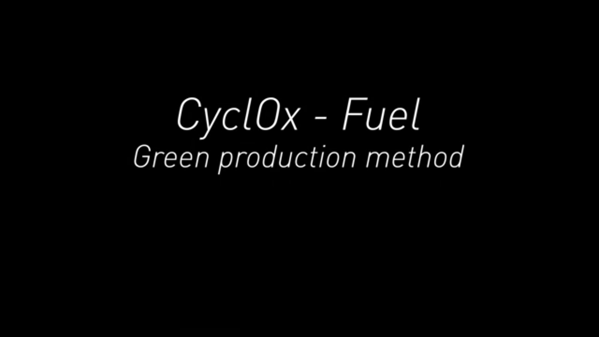 CycLox_Green_Production_Method_start_screen